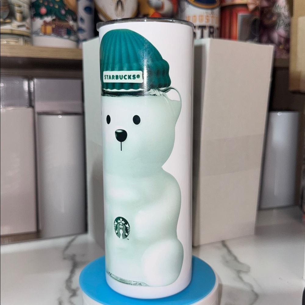 20oz Starbucks Bear Tumbler - Picture 5 of 7